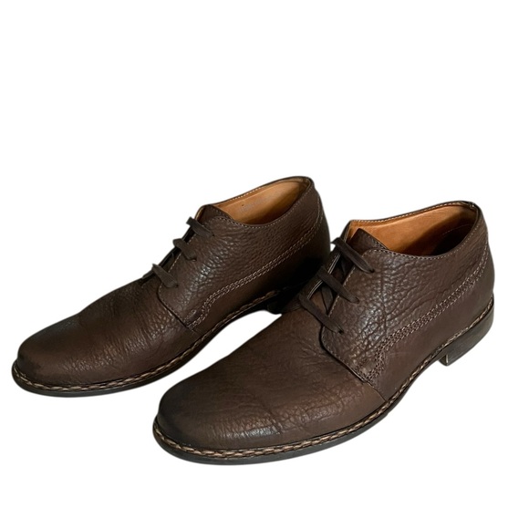 John Varvatos Brown Ankle Chukka Boot Pebble Calfskin Leather Size 11.5 main image 11